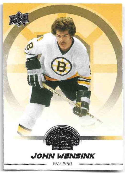 JOHN WENSINK 23-24 UD Boston Bruins Centennial