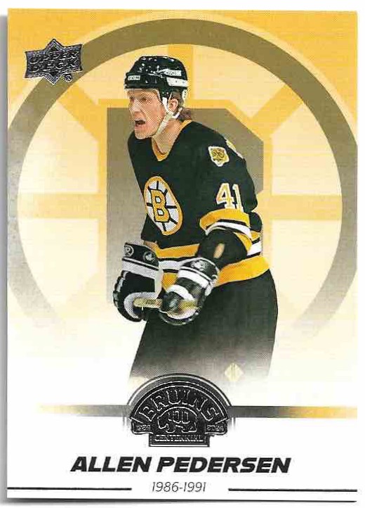 ALLEN PEDERSEN 23-24 UD Boston Bruins Centennial