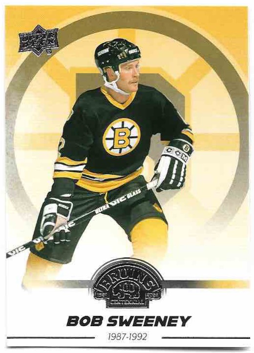 BOB SWEENEY 23-24 UD Boston Bruins Centennial