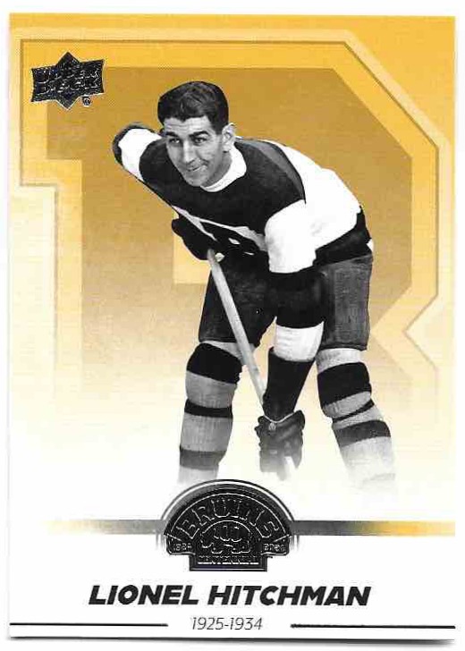 LIONEL HITCHMAN 23-24 UD Boston Bruins Centennial