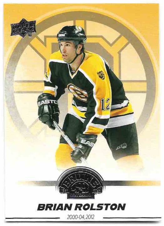 BRIAN ROLSTON 23-24 UD Boston Bruins Centennial