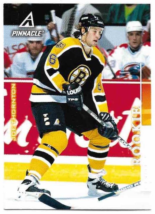 Rookie JOE THORNTON 97-98 Pinnacle (horší zadní hrana)