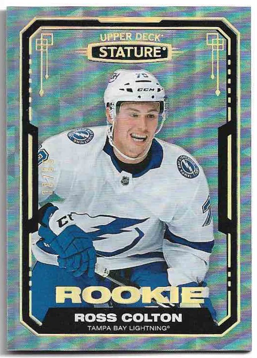 Rookie Base Design Variation ROSS COLTON 21-22 UD Stature /65