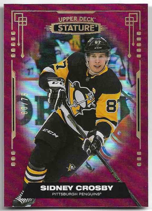 Red SIDNEY CROSBY 21-22 UD Stature /75