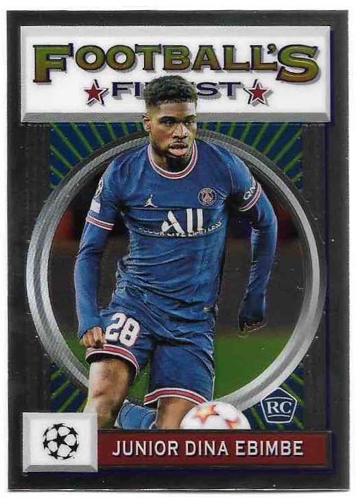 Rookie JUNIOR DINA EBIMBE 21-22 Topps Football's Finest Flashbacks