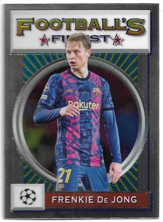 FRENKIE DE JONG 21-22 Topps Football's Finest Flashbacks