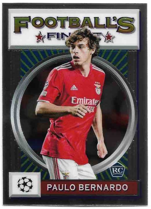 Rookie PAULO BERNARDO 21-22 Topps Football's Finest Flashbacks