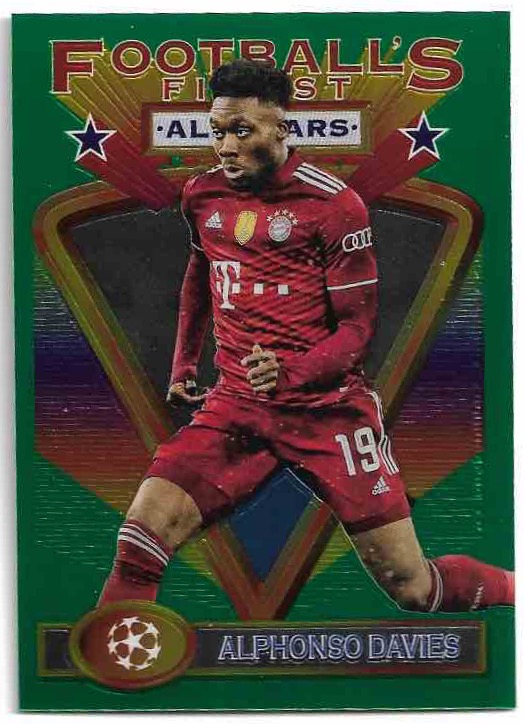 All-Stars ALPHONSO DAVIES 21-22 Topps Football's Finest Flashbacks