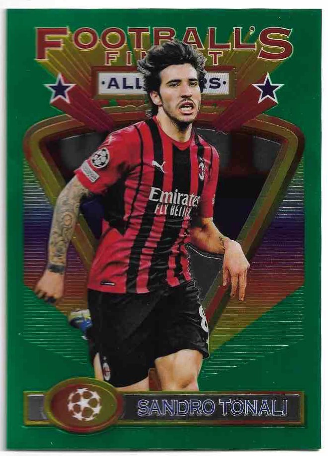Jumbo Oversized All-Stars SANDRO TONALI 21-22 Topps Football's Finest Flashbacks