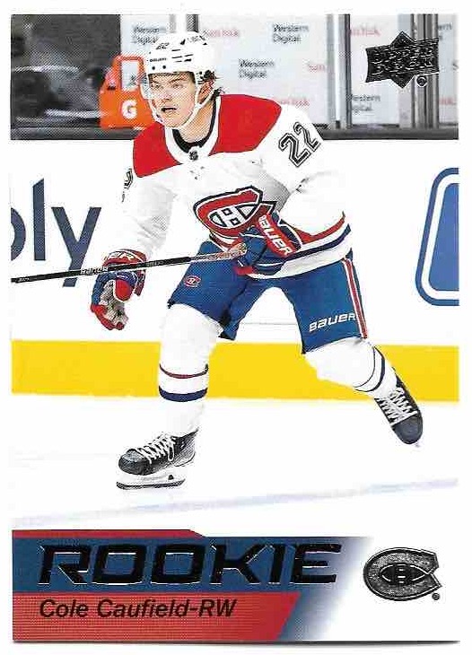 Rookie COLE CAUFIELD 21-22 UD Star Rookies Box Set