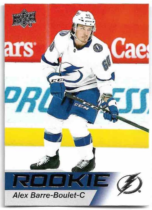 Rookie ALEX BARRE-BOULET 21-22 UD Star Rookies Box Set