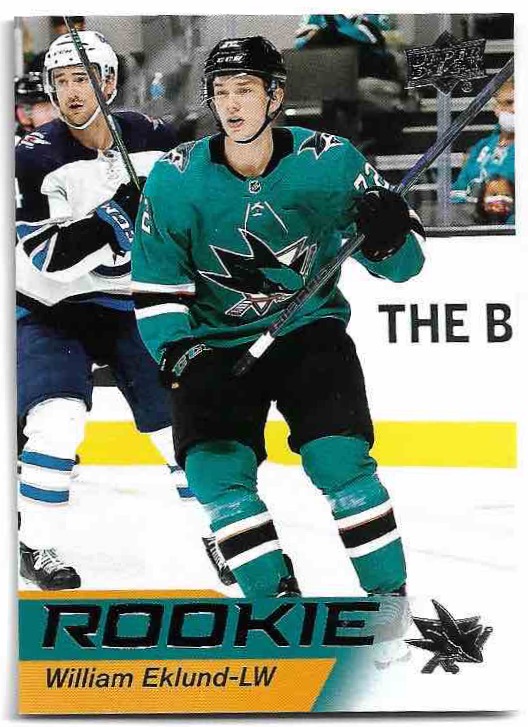 Rookie WILLIAM EKLUND 21-22 UD Star Rookies Box Set