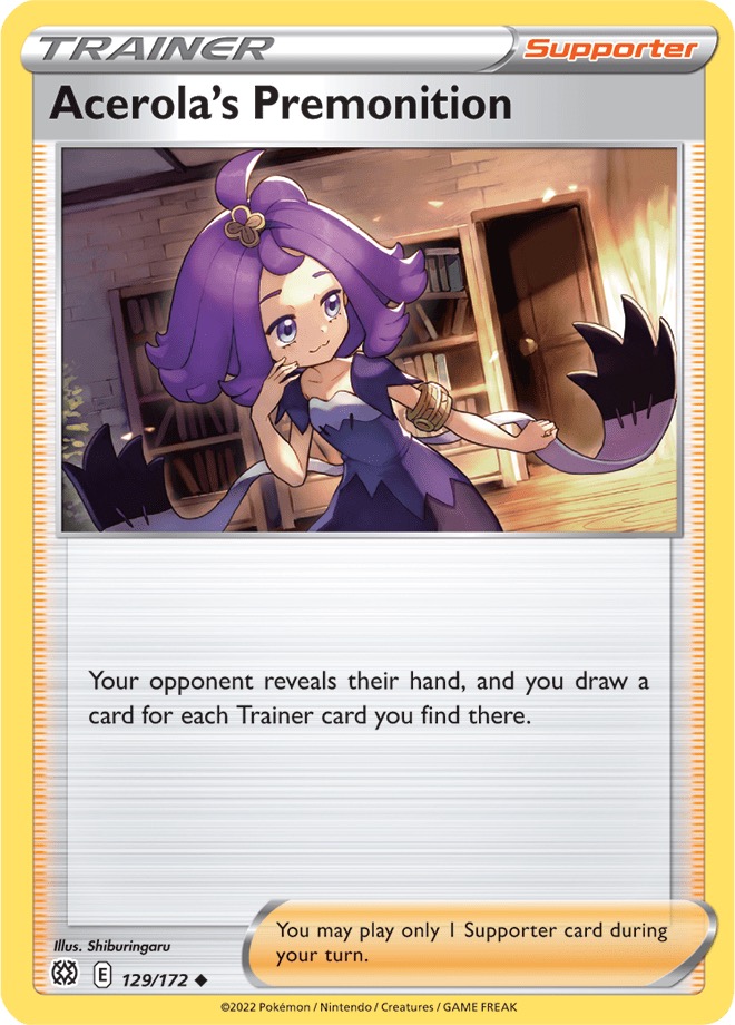 Trainer - ACEROLA'S PREMONITION