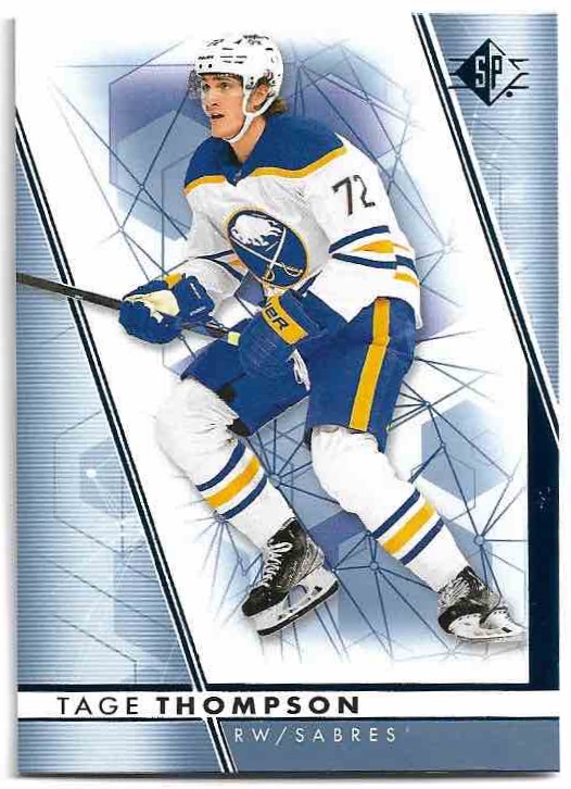 Blue TAGE THOMPSON 22-23 UD SP Hockey