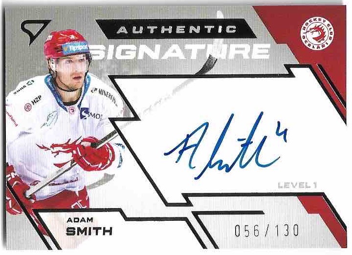 Auto Authentic Signature ADAM SMITH 23-24 SportZoo ELH Serie 1 /130