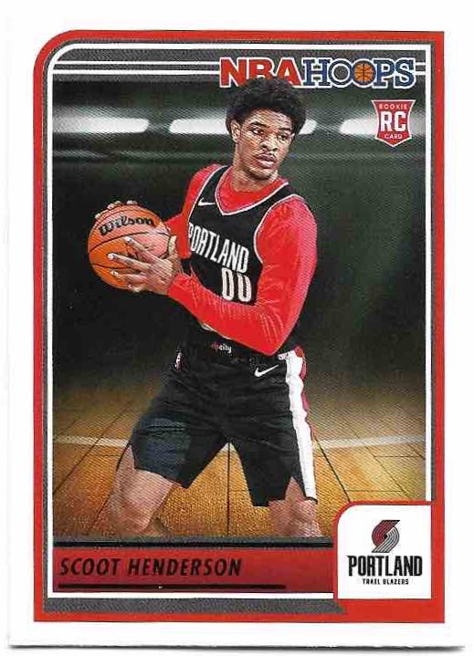 Rookie SCOOT HENDERSON 23-24 Panini Hoops Basketball