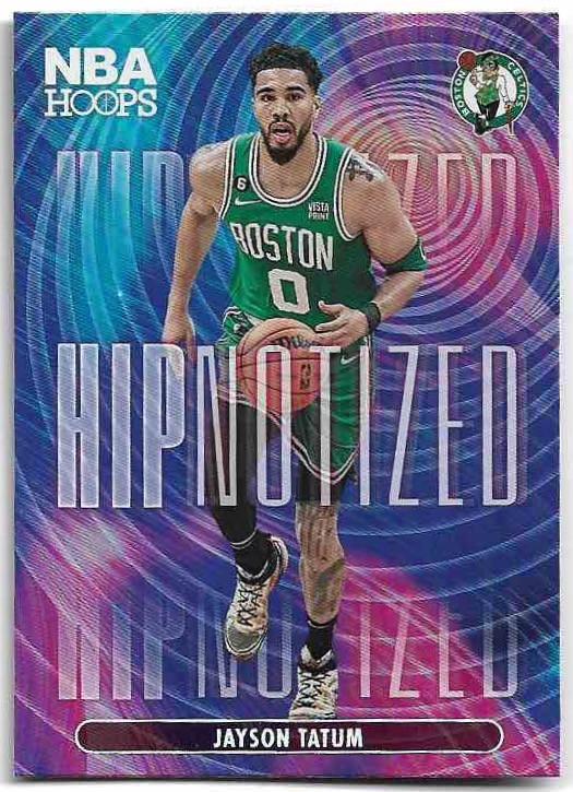 Holo Hipnotized JAYSON TATUM  23-24 Panini Hoops Basketball (horší zadní hrana)