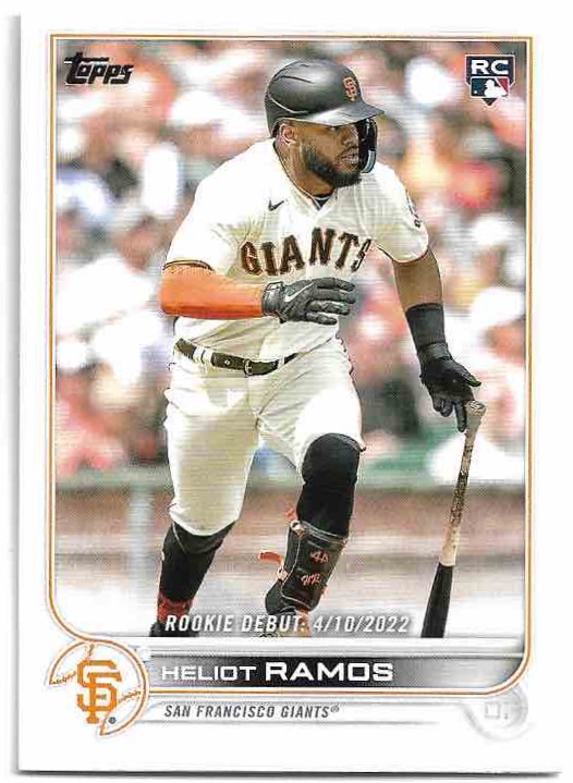 Rookie HELIOT RAMOS 2022 Topps Update Series Baseball