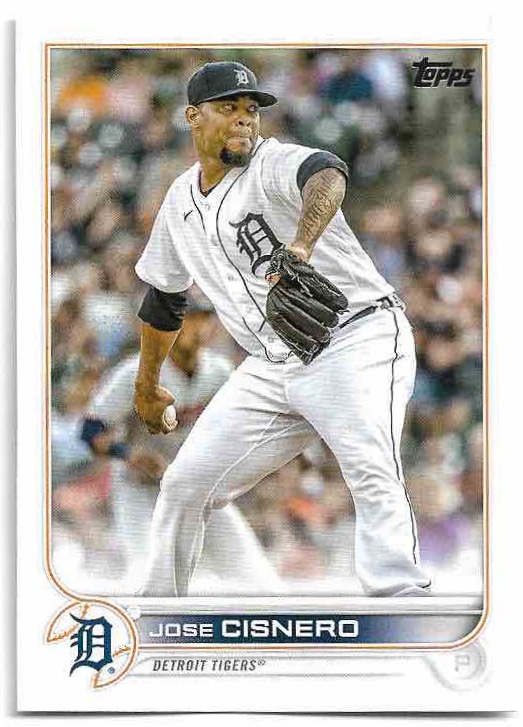 JOSE CISNERO 2022 Topps Update Series Baseball