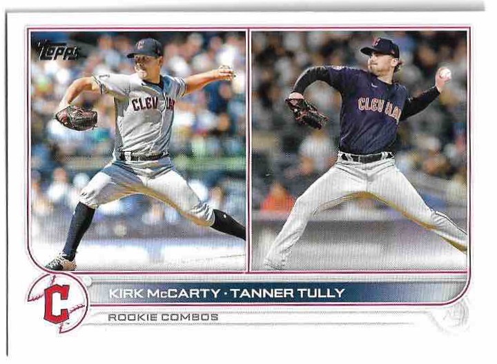 Rookie Combos KIRK MCCARTY/TANNER TULLY 2022 Topps Update Series Baseball