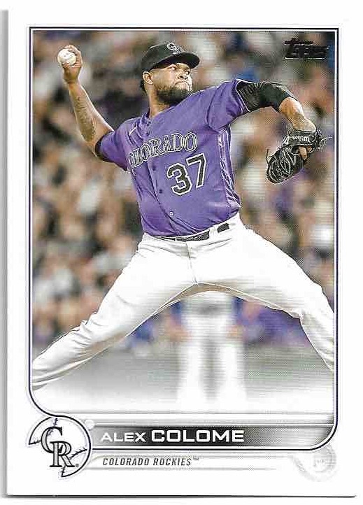 ALEX COLOME 2022 Topps Update Series Baseball
