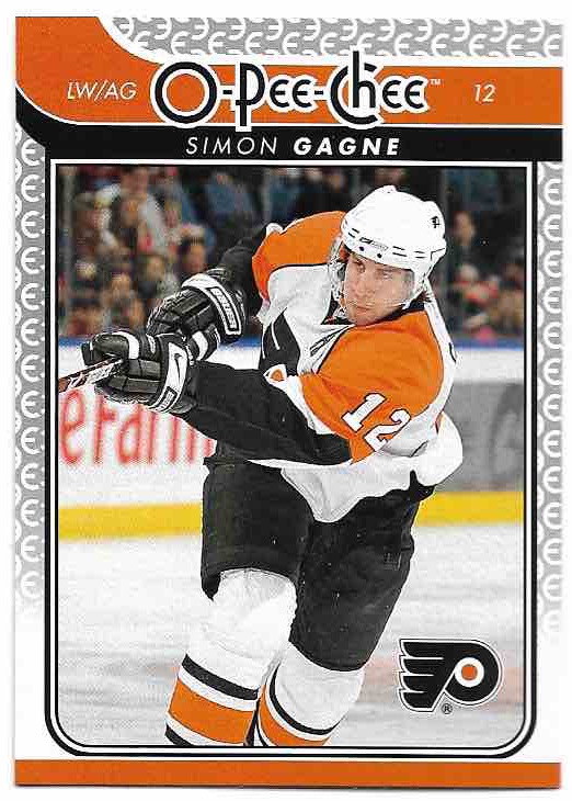 SIMON GAGNE 09-10 UD O-Pee-Chee
