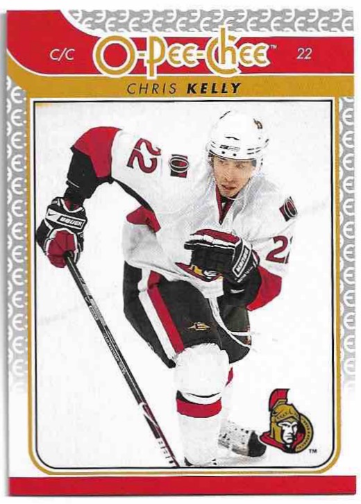 CHRIS KELLY 09-10 UD O-Pee-Chee
