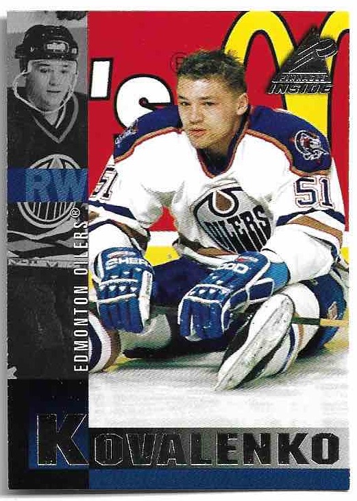 ANDREI KOVALENKO 97-98 Pinnacle Inside (horší hrana)