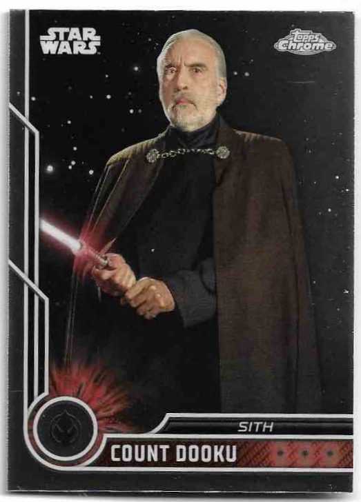 COUNT DOOKU 2023 Topps Chrome Star Wars