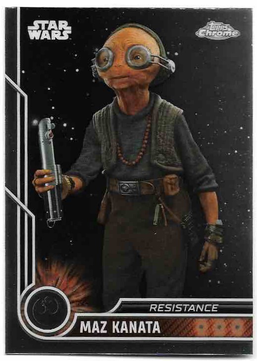MAZ KANATA 2023 Topps Chrome Star Wars