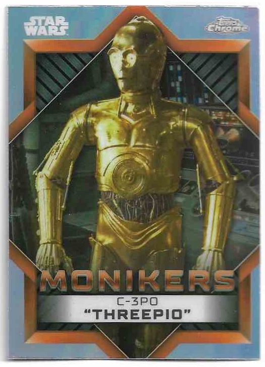 Monikers C-3PO 2023 Topps Chrome Star Wars