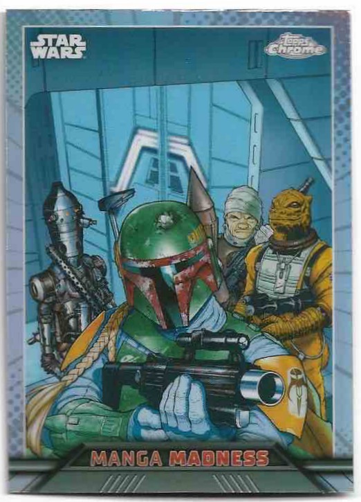 Manga Madness BOUNTY HUNTERS 2023 Topps Chrome Star Wars