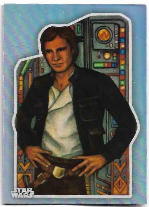 40th Anniversary Poster Art HAN SOLO 2023 Topps Chrome Star Wars
