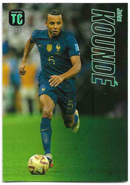 JULES KOUNDE 2023 Panini Top Class (horší horní hrana)