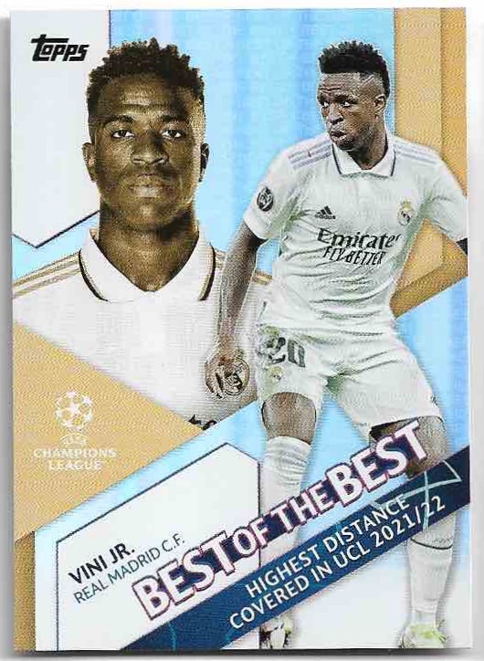 Best of the Best VINI JR. 22-23 Topps UEFA Club Competitions