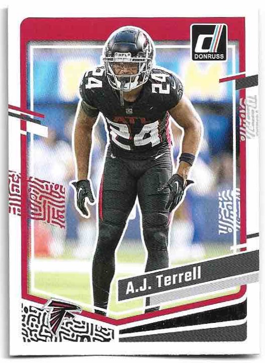 A.J. TERRELL 2023 Panini Donruss Football