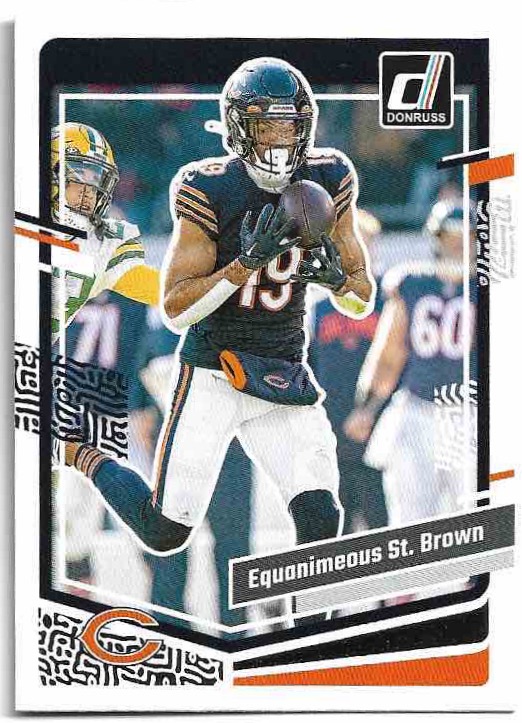 EQUANIMEOUS ST. BROWN 2023 Panini Donruss Football