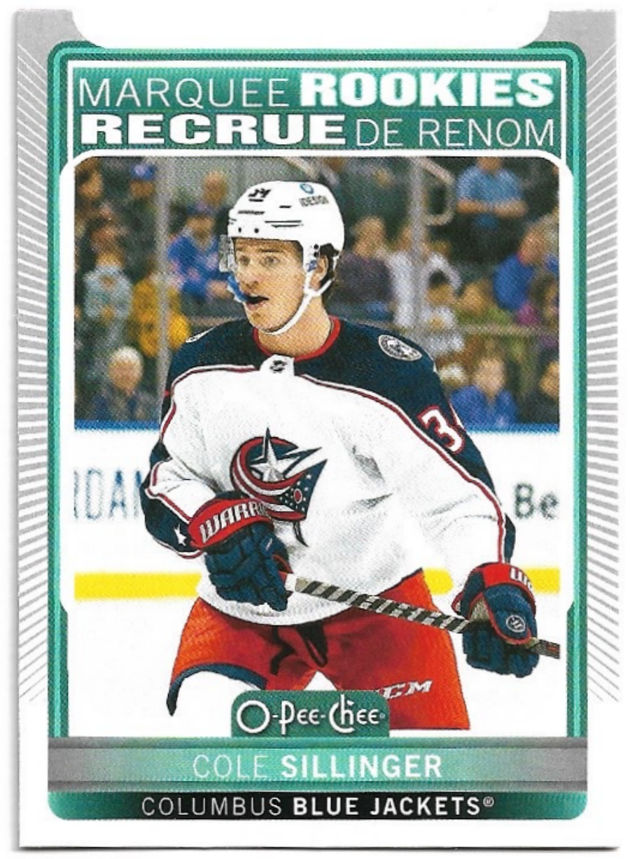 Update Marquee Rookie COLE SILLINGER 21-22 UD O-Pee-Chee OPC