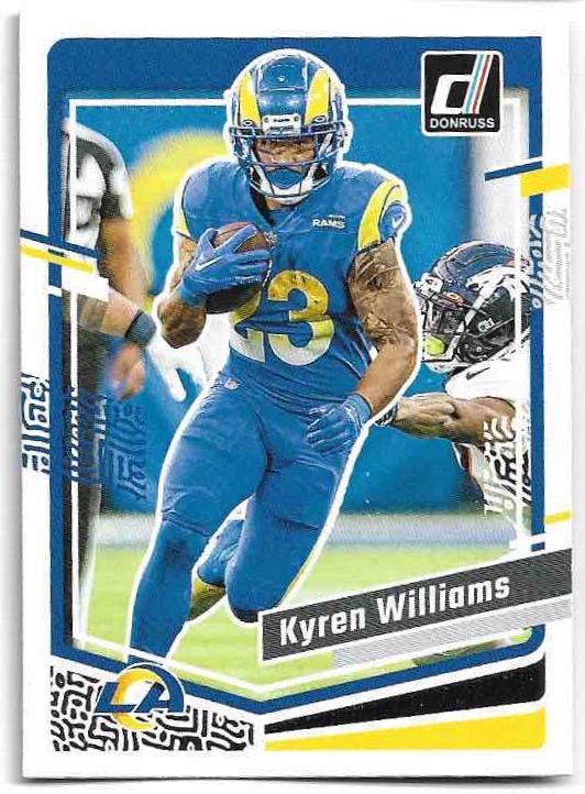 KYREN WILLIAMS 2023 Panini Donruss Football