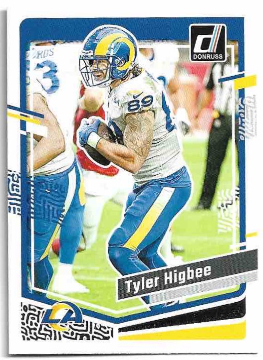 TYLER HIGBEE 2023 Panini Donruss Football
