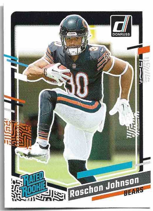 Rated Rookie ROSCHON JOHNSON 2023 Panini Donruss Football