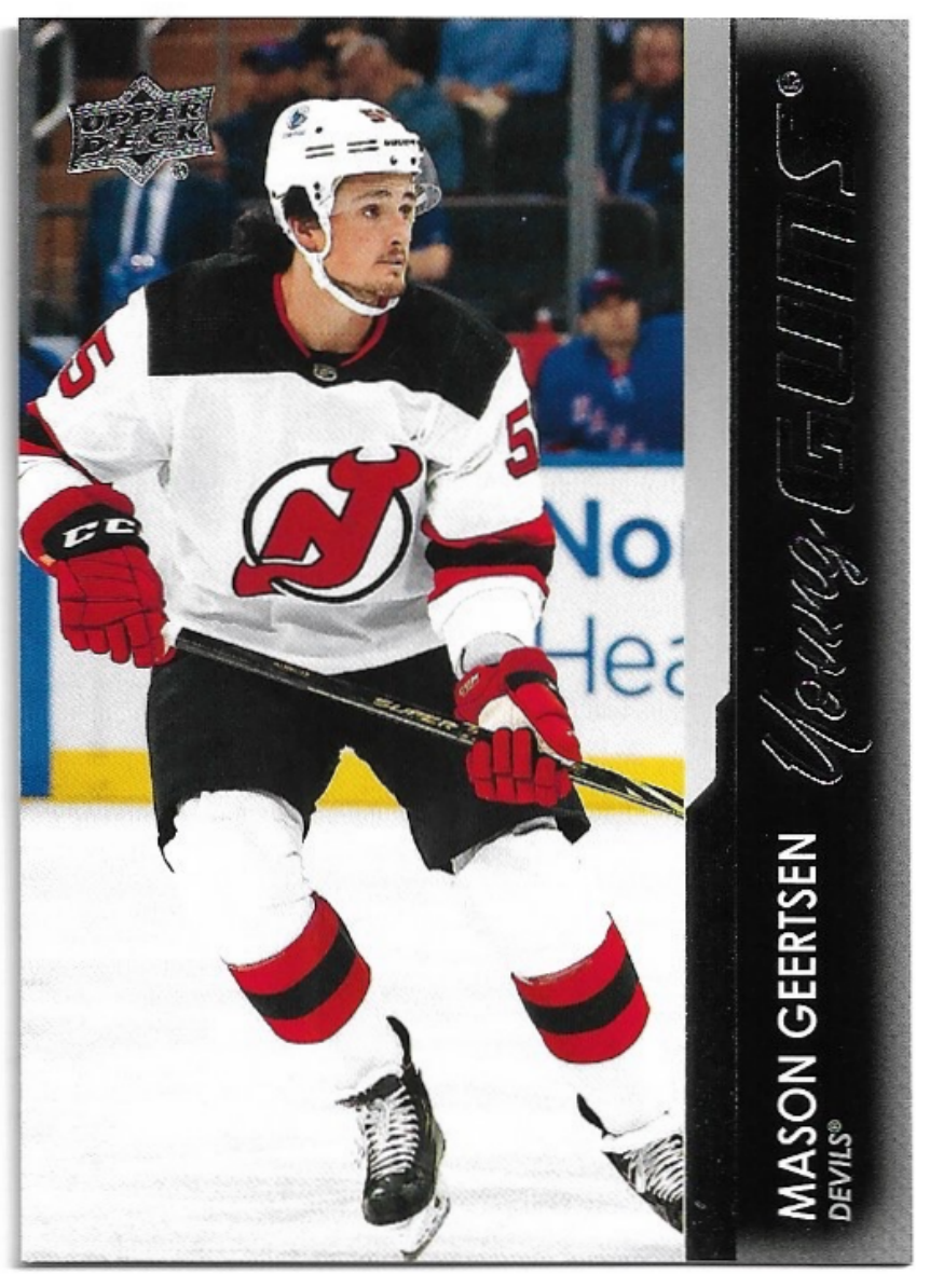 Rookie Young Guns MASON GEERTSEN 21-22 UD Series 2
