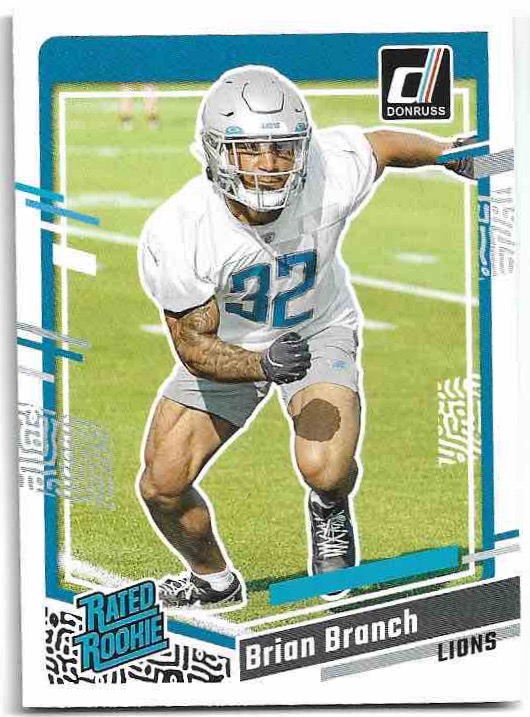 Rated Rookie BRIAN BRANCH 2023 Panini Donruss Football