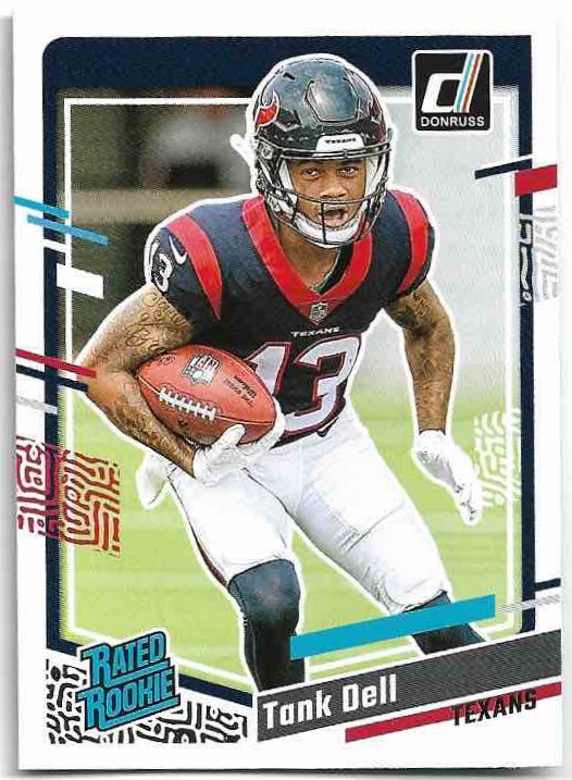 Rated Rookie TANK DELL 2023 Panini Donruss Football
