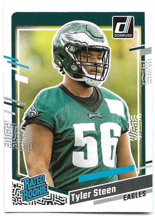 Rated Rookie TYLER STEEN 2023 Panini Donruss Football