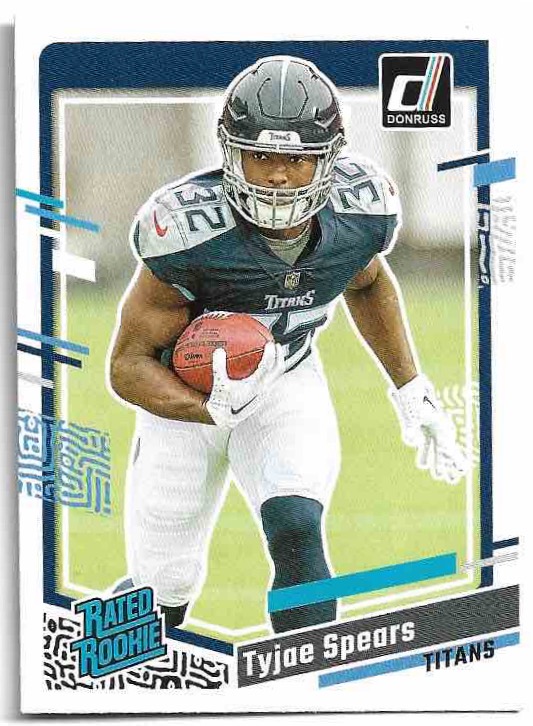 Rated Rookie TYJAE SPEARS 2023 Panini Donruss Football