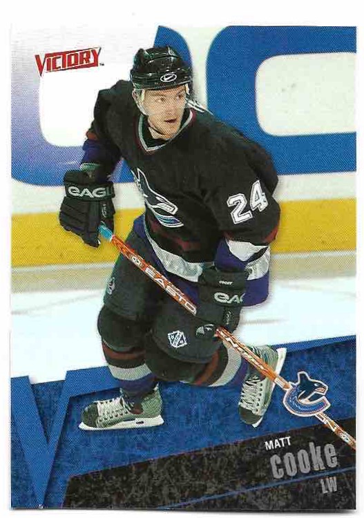 MATT COOKE 03-04 UD Victory