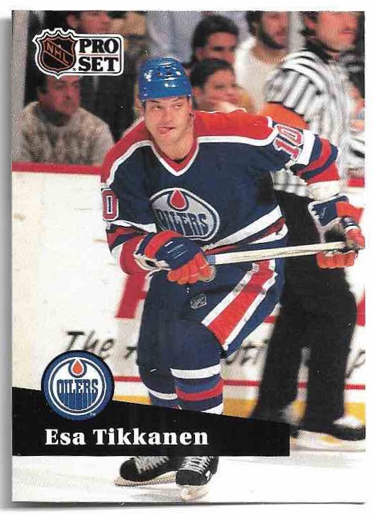ESA TIKKANEN 91-92 Pro Set