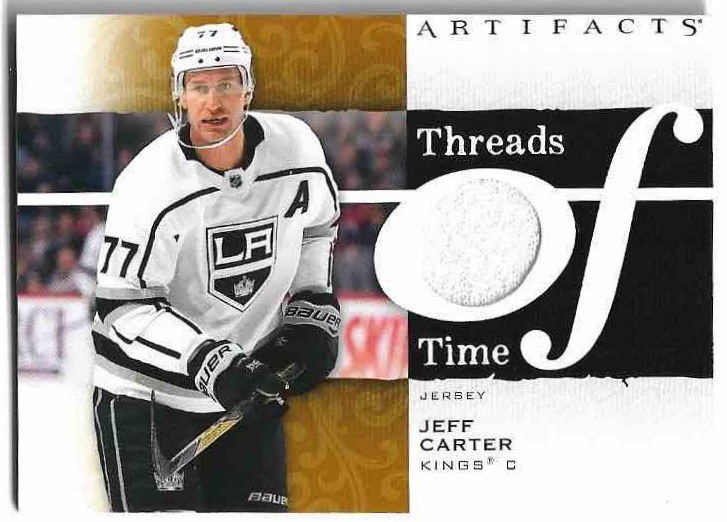 Jersey Threads of Time JEFF CARTER 21-22 UD Artifacts