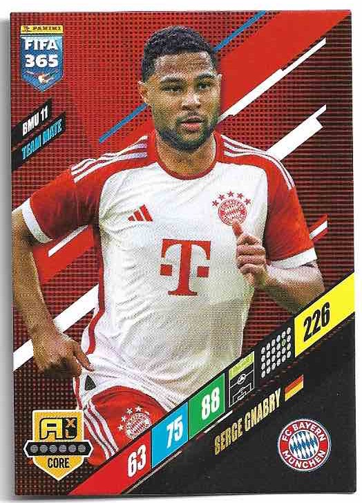 SERGE GNABRY 2024 Panini FIFA 365